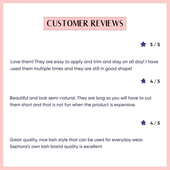 Sephora False Lashes ~ Celebrity - Picture 5 of 5